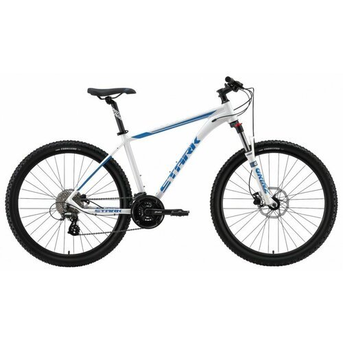 Велосипед Stark'24 Router 27.3 HD белый металлик/синий 18'