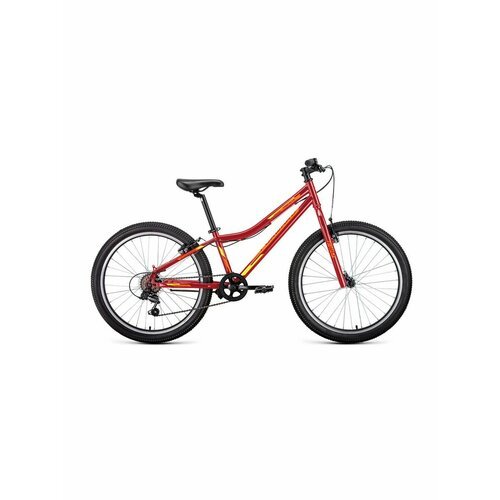 Велосипед подростковый Forward Titan, 24 дюйма, 2022 года, рама 12 ', красно-желтый