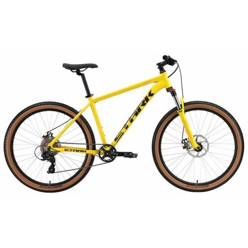 Велосипед Stark'24 Hunter 27.2 D желтый/темно-серый 20'