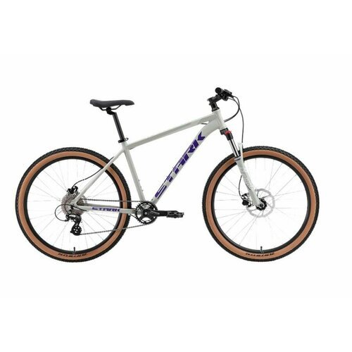 Велосипед Stark'24 Hunter 27.3 HD серый/фиолетовый 16'