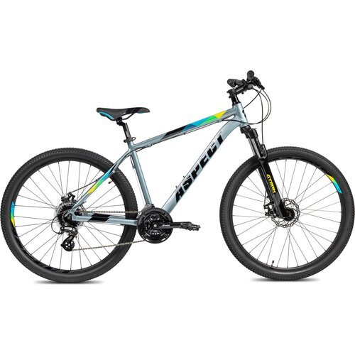 Горный велосипед Aspect Ideal 27.5 (2023) 20' Серо-синий (176-186 см)