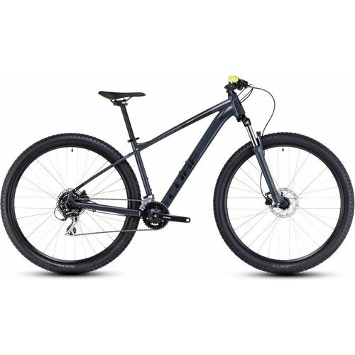 Велосипед 29' CUBE 2023 Aim Pro grey-n-flashyellow 22'
