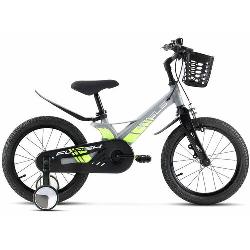 Детский велосипед Stels Flash KR 16 Z010, год 2024, цвет Серебристый