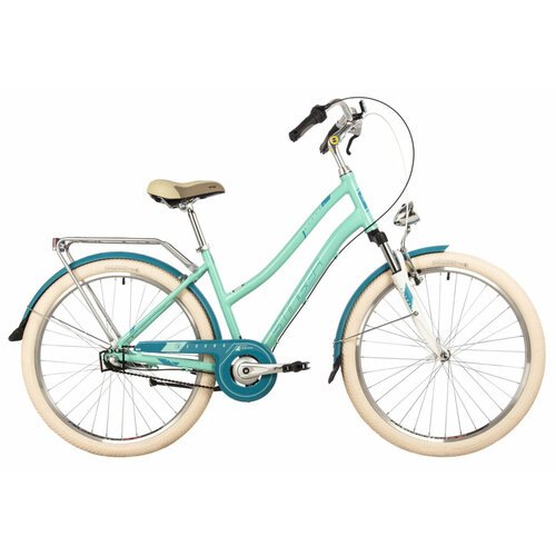 Женский велосипед Stinger Verona 26' (2023) 15' Зеленый (145-160 см)