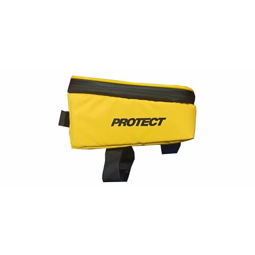 Велосумка PROTECT на раму с отделением для смартфона р-р 19х11х10 см цвет желтый