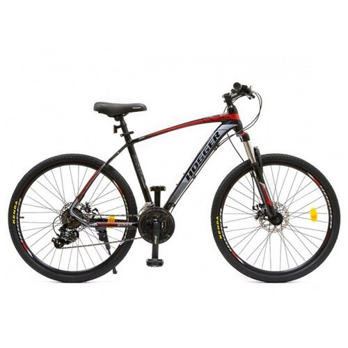 Велосипед 26' Hogger RISER MD AL чёрно-серо-красный рама 21'