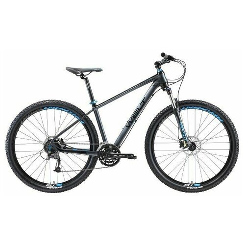 Велосипед Welt Rubicon 1.0 27 16' matt grey/blue (2019) 27.5'