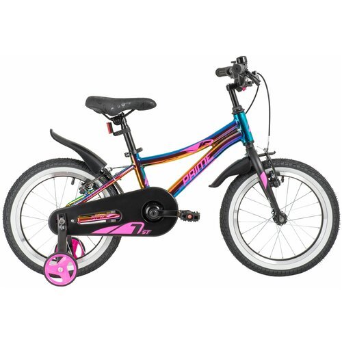 Велосипед Novatrack Prime 16 Al V Girl (2020) металлик фиолетовый металлик 10.5' (требует финальной сборки)