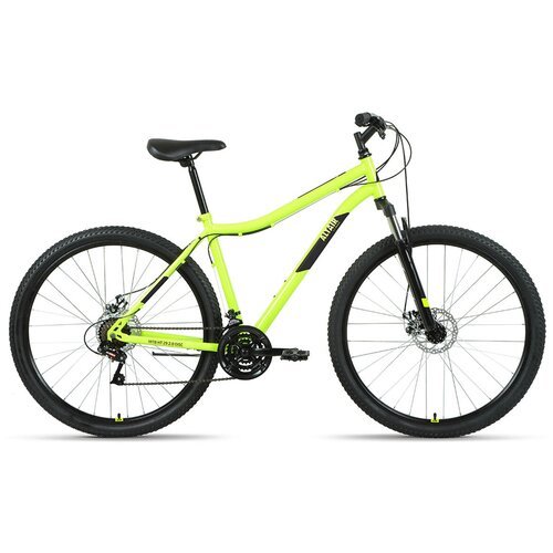 Велосипед Altair MTB HT 29 2.0 D (2022) 19' черный/ярко-зеленый RBK22AL29168