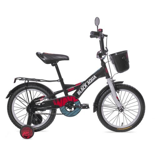 Велосипед детский 20 Black Aqua Wave 2021 черо-красный