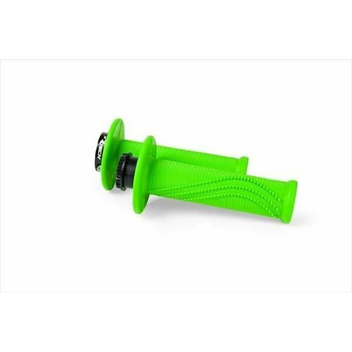 Ручки на руль R20 LOCK-ON зеленые неон