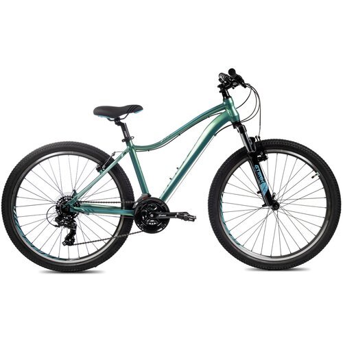Женский велосипед Aspect Oasis (2023) 16' Сине-зеленый (151-165 см)