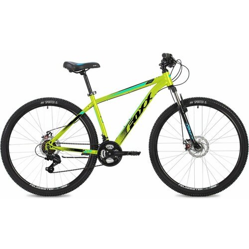 Велосипед FOXX 26' CAIMAN лимонный, сталь, размер 14'