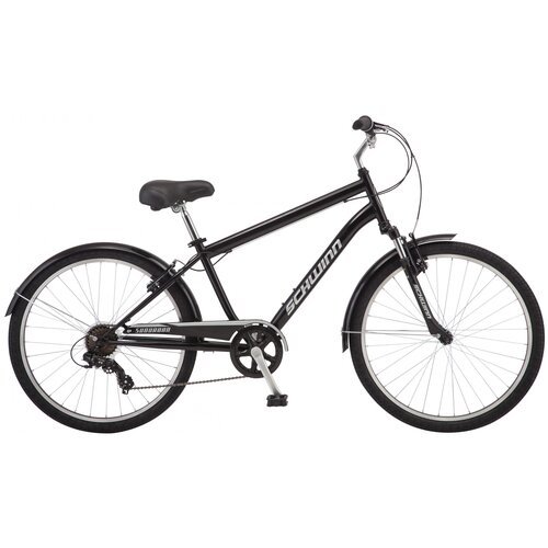 Городской велосипед Schwinn Suburban (2022) черный 18' (требует финальной сборки)