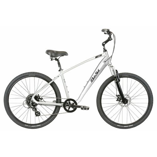 Городской велосипед Del Sol Lxi Flow 2 27.5 (2021) серебристый 17'