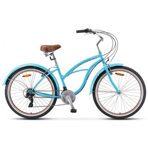 Велосипед Комфортный STELS Велосипед Комфортный Stels Navigator 150 Lady 26' 21 sp V010 2020 (17', синий)