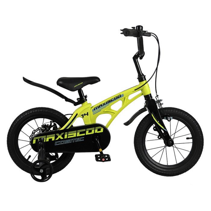 Двухколесные велосипеды Maxiscoo Cosmic Standard Plus 14 c ручными тормозами 2023
