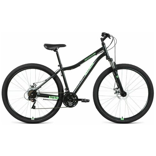 Велосипед ALTAIR MTB HT 29 2.0 Disc'-21г. (19' / черный-ярко-зеленый )