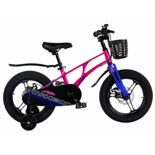Детский велосипед Maxiscoo Air Pro 16' (2024) 16 Темно-розовый (100-120 см)