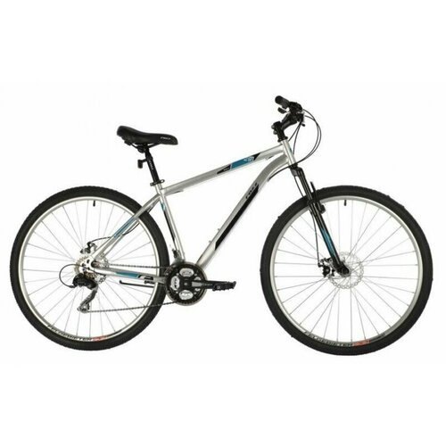 Велосипед 29 Foxx AZTEC D (DISK) (18-ск.) Серебристый (рама 18) SL1