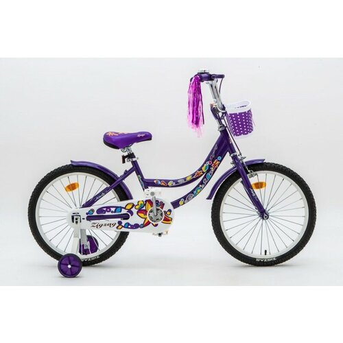 Велосипед 20 ZIGZAG FORIS фиолетовый 2024