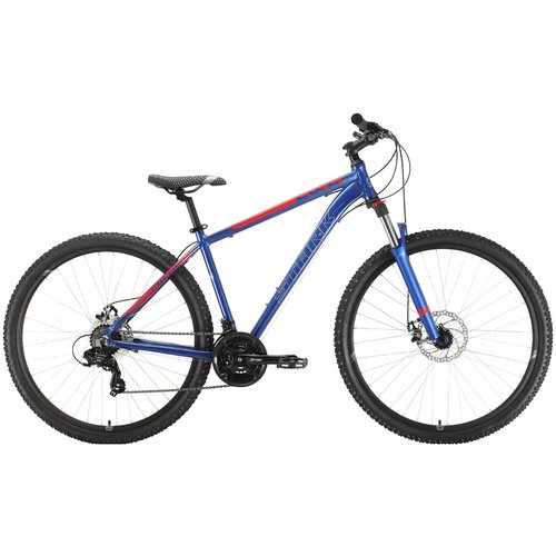 Горный (MTB) велосипед STARK Hunter 29.2 D (2022) голубой/красный 22' (требует финальной сборки)