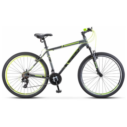 Горный (MTB) велосипед STELS Navigator 700 V 27.5 F020 (2022) серый/желтый 21' (требует финальной сборки)