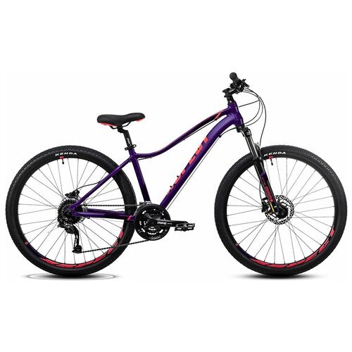 Велосипед женский горный с колесами 27.5' Aspect Aura фиолетово-розовый, алюминиевая рама 14,5' 2022 год