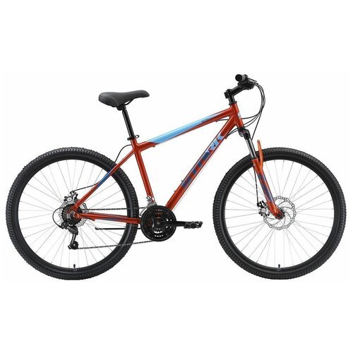 Велосипед Stark Outpost 27.1 D (2023) 18' оранжевый/голубой/синий