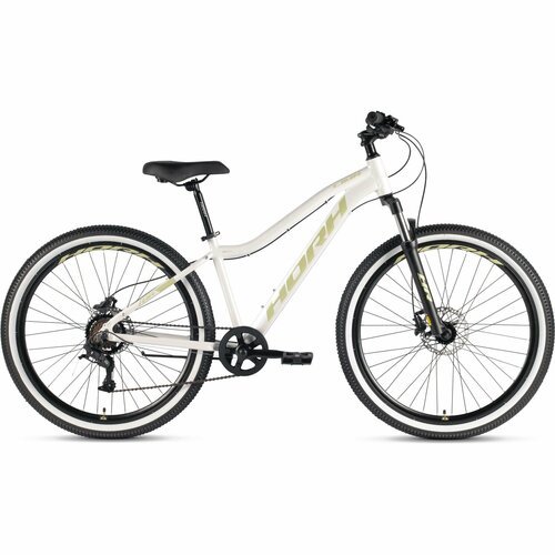 Велосипед горный HORH LIMA LHD 7.0 27.5 (2024), хардтейл, взрослый, женский, алюминиевая рама, оборудование L-Twoo, 9 скоростей, дисковые гидравлические тормоза, цвет White-Green, белый/зеленый цвет, размер рамы 15', для роста 160-170 см