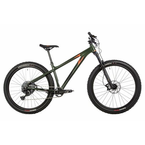 Велосипед Stinger Zeta Std 27.5' (2023) (Велосипед STINGER 27.5' ZETA STD зеленый, алюминий, размер SM)