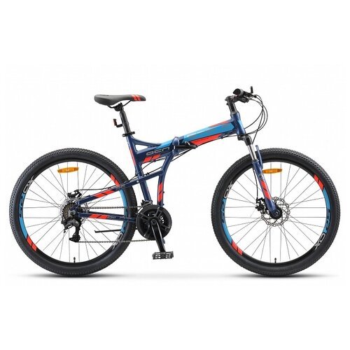 Горный (MTB) велосипед STELS Pilot 950 MD 26 V010 (2021) рама 17,5' Тёмно-синий