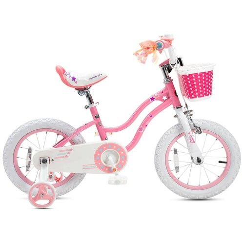 Детский велосипед Royal Baby Stargirl 16, год 2023, цвет Розовый