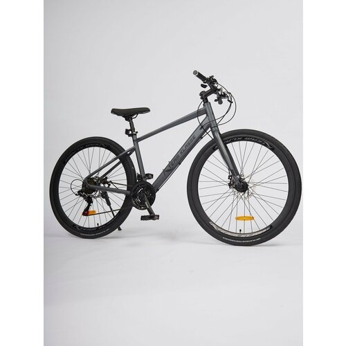 Городской взрослый велосипед Team Klasse A-3-C, темно-серый, диаметр колес 28 дюймов