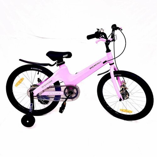 Велосипед детский 20' Rook Hope, розовый, 6-7 лет, рост 115-120 см, длина внутреннего шва 55-60 см. Легкая магниевая рама, фривил.