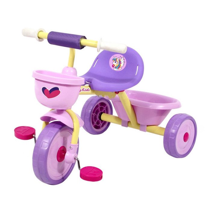 Трехколесные велосипеды Moby Kids складной Primo Единорог