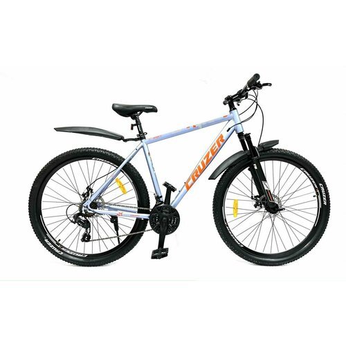 Горный велосипед 27,5' 160-190 см 24 скорости 19 дюймов 17 кг цвет серый