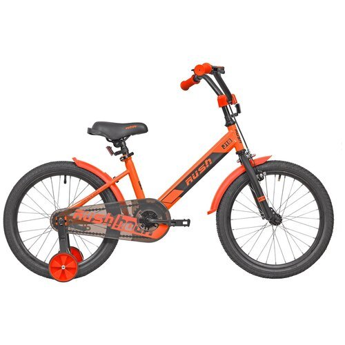 Городской велосипед RUSH HOUR J18 (2022) оранжевый 18' (требует финальной сборки)