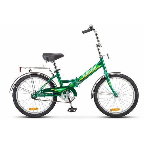 Велосипед складной Десна-2100 20' рама 13' Z010, зеленый