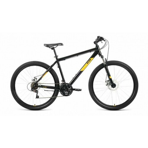Велосипед ALTAIR 27,5 D (2022) (Велосипед AL 27,5 D (27,5' 21 ск. рост. 15') 2022, черный/оранжевый, RBK22AL27220)