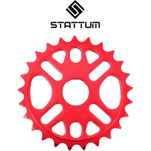 Звездочка для велосипеда BMX STATTUM Red алюминиевая