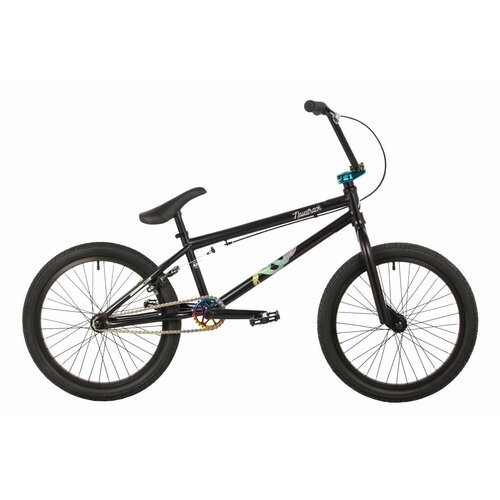 Велосипед NOVATRACK BMX REPLY 20' (2022) (Велосипед NOVATRACK 20' BMX REPLAY чёрный, сталь Cr-Mo, рама 10')