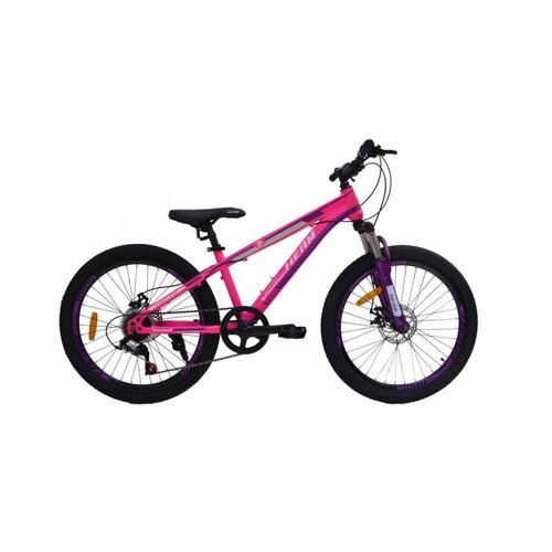Велосипед Heam First 247 Розовый/Фиолетовый/Белый