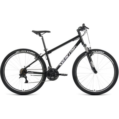 Велосипед 27.5 FORWARD SPORTING 1.2 (21-ск.) 2022 (рама 15) черный/серебристый