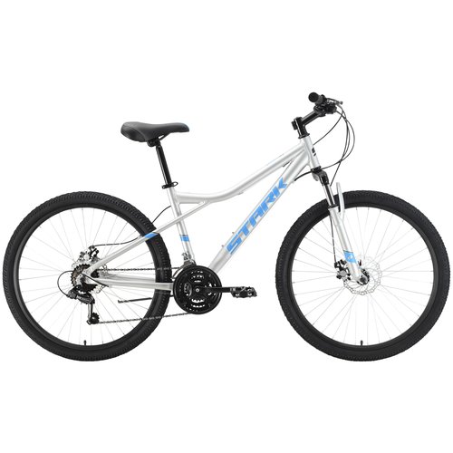 Горный (MTB) велосипед STARK Slash 26.2 D (2021) серый/синий 14.5' (требует финальной сборки)