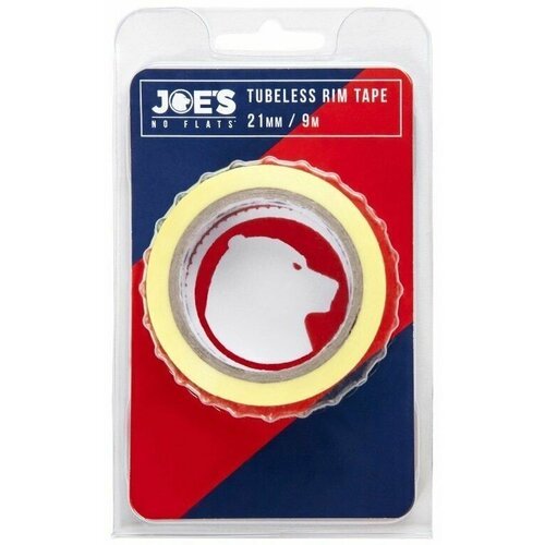 Бескамерная ободная лента Joe's No-Flats Rim Tape 25 мм х 9 м, желтая