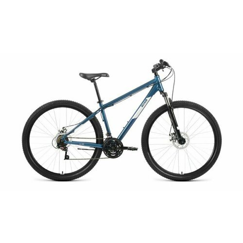 Велосипед 29 FORWARD ALTAIR AL (DISK) (21-ск.) 2022 (рама 17) темный/синий/серебристый