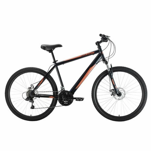 Велосипед взрослый горный Black One Hooligan 26 D черно-коричневый черный 2022 года рама 16'