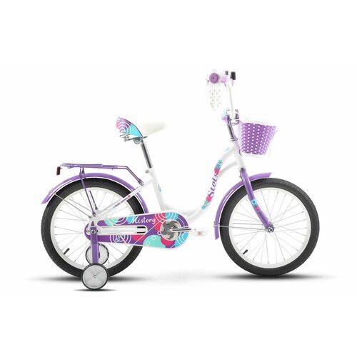 Детский велосипед STELS Mistery C 18' Z010 Белый/Фиолетовый (требует финальной сборки) 2024