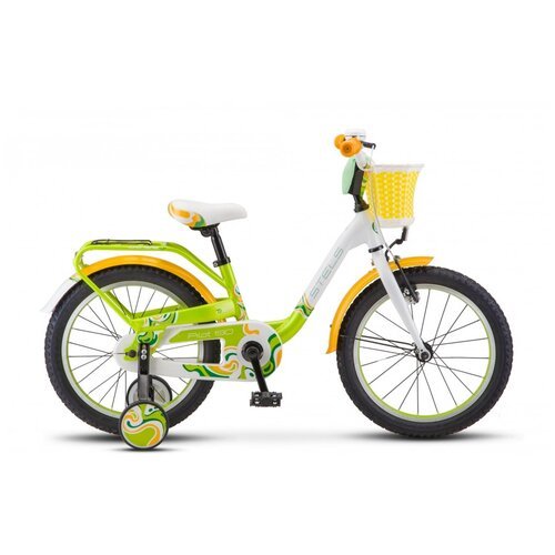 Детский велосипед STELS Pilot 190 16 V030 (2021) зеленый/желтый/белый 9' (требует финальной сборки)